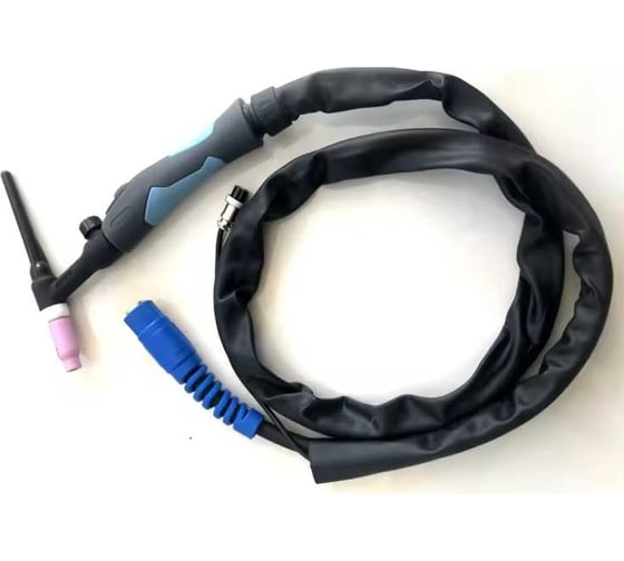 Горелка TIG WP 17 FXV (8 м, M16x1.5+2 pin, воздушное охлаждение, AC120А/DC150A, 0.5-2.4 мм) энаргит WP17FXV-8-M16-2P