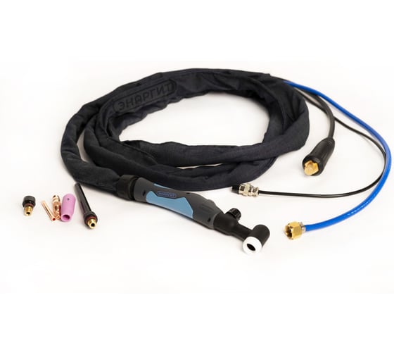 Горелка TIG WP 17 FXV (4 м, M16x1.5+2 pin, вилка 35-50, воздушное охлаждение, AC120А/DC150A, 0.5-2.4 мм) энаргит WP17FXV-4-M16-2P-3550 1