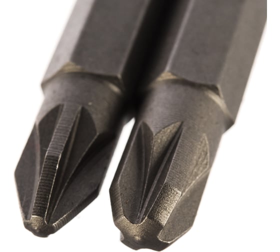 Набор двухсторонних бит №5 (2 шт; 50 мм; Pz2xPz2; Pz1xPz3) Quadro Torsion 490005
