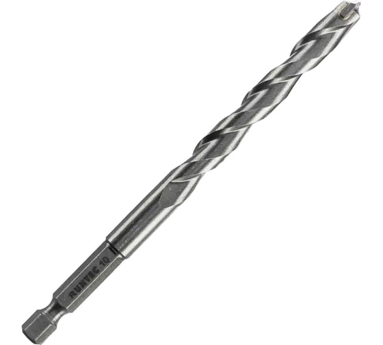 Сверло по бетону HRC45 10x120 мм, HEX RUNTEC RT-DC10