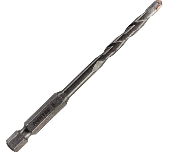 Сверло по бетону HRC45 5x90 мм, HEX RUNTEC RT-DC5
