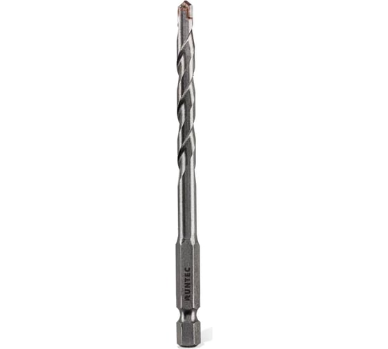 Сверло по бетону HRC45 6x100 мм, HEX RUNTEC RT-DC6