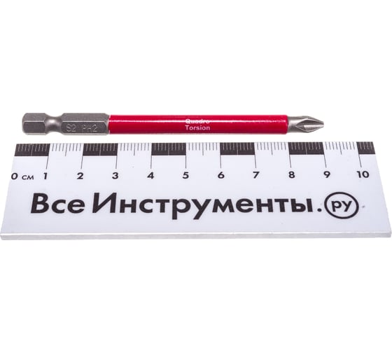 Бита (90 мм; 1/4; PН2) Quadro Torsion 410290-1