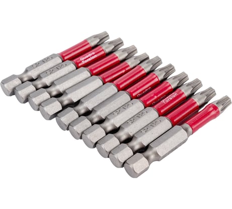 Бита Torx (10 шт; T25; 50 мм; 1/4") Quadro Torsion 432550