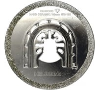 Полотно алмазное отрезное по керамике и керамограниту Hilberg Hard Ceramic Round El-P 80 мм HR4180