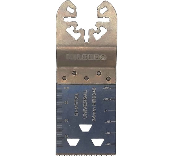 Полотно пильное погружное универсальное Hilberg Universal Chip Removal Bi-M 34x40x18tpi HR9348 1