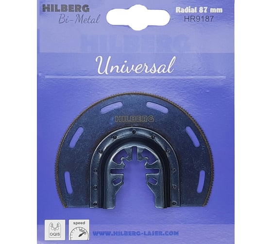 Полотно пильное универсальное Radial Bi-M 87 мм Hilberg HR9187