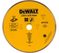 Диск алмазный по плитке (254х25.4 мм) для плиткореза D24000 DEWALT DT 3733