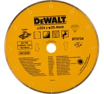 Диск алмазный по камню (254х25,4 мм) для плиткореза D24000 DEWALT DT 3734