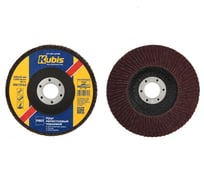 Круг лепестковый торцевой плоский Т27 Р60, 125х22 мм KUBIS 07-00-2706