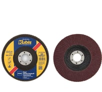 Круг лепестковый торцевой плоский Т27 Р100, 125х22 мм KUBIS 07-00-2710