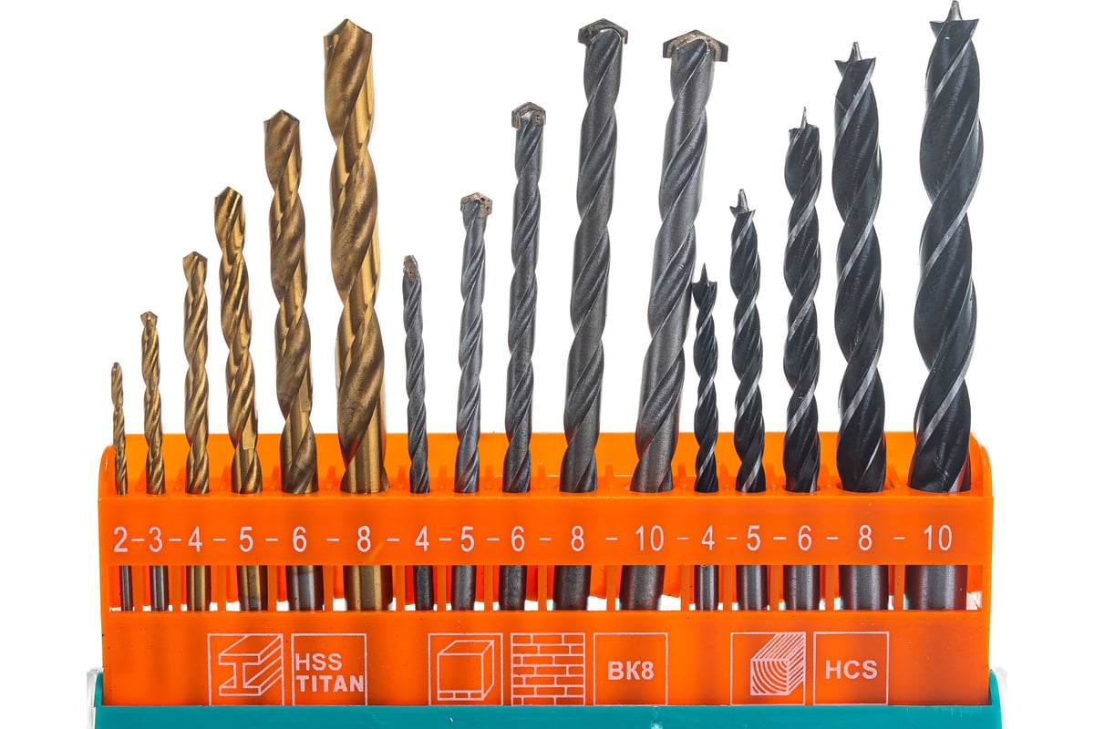 Набор сверл универсальный (16 предметов) Sturm 1055-01-SS4 - выгодная ...