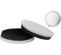 Полировальный круг черно-белый, жесткий SCHOLL Concepts Spider Pad M 145/25 мм, 2 шт. 20363