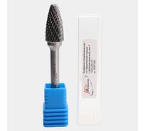 Бор-фреза гиперболическая со сферическим торцом с двойной насечкой, тип F 12x6х25x70 мм РОСИНСТРУМЕНТ 685126