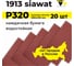 Водостойкий абразив в листах 1913 wat 230х280 мм, P320, 20 шт SIA 20БЛ-3100.3713.0320 2