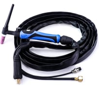 Горелка TIG WP 26 FXV (8 м, M16x1.5, 2 pin, 35-50, воздушное охлаждение, AC160А/DC250A, 0.5-3.2 мм) энаргит WP26FXV-8-M16-2P-3550