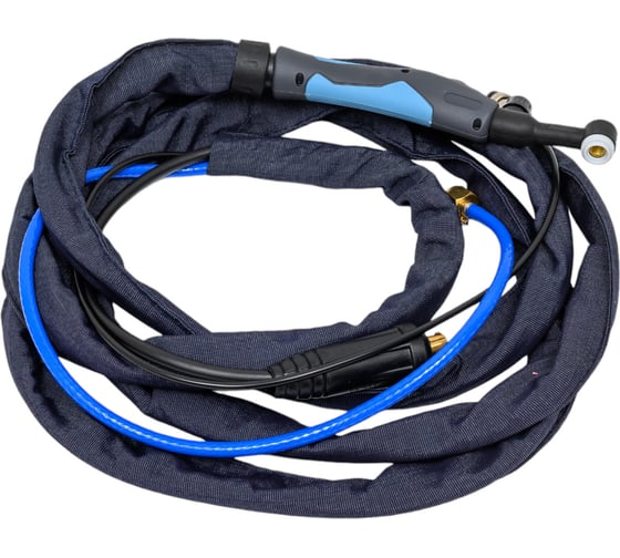 Горелка TIG WP 9 FXV (4 м, M16x1.5, 2 pin, 35-50, воздушное охлаждение, AC80А/DC125A, 0.5-2.4 мм) энаргит WP9FXV-4-M16-2P-3550
