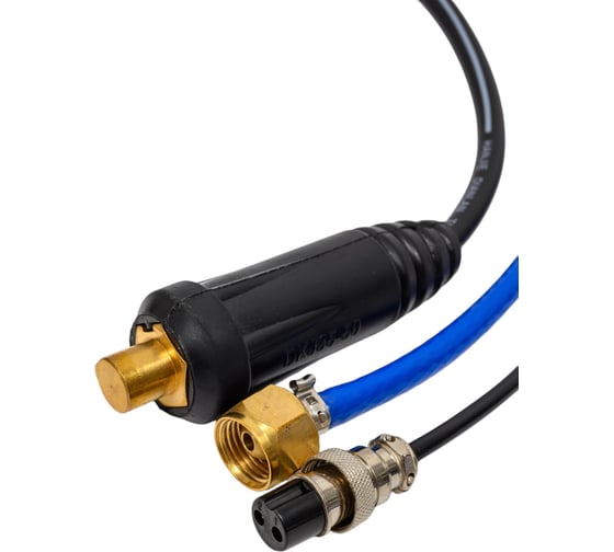 Горелка TIG WP 9 FXV (4 м, M16x1.5, 2 pin, 35-50, воздушное охлаждение, AC80А/DC125A, 0.5-2.4 мм) энаргит WP9FXV-4-M16-2P-3550