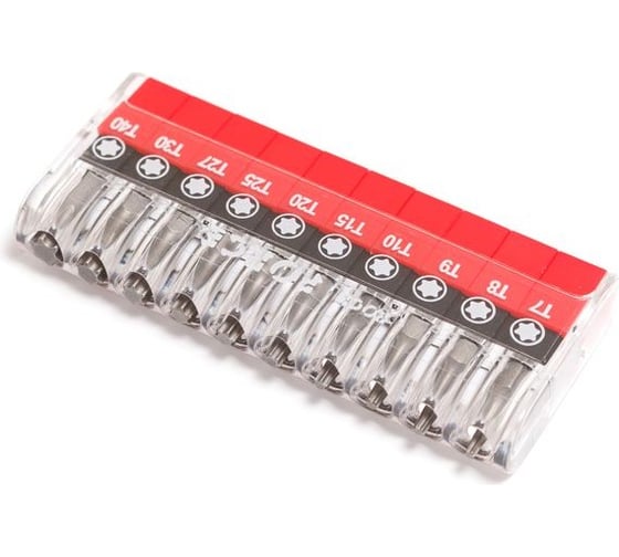 Набор вставок TORX (10 шт; 1/4"DR) ROCKFORCE RF-21012