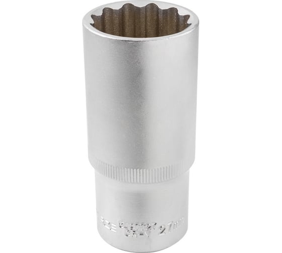 Головка торцевая 12-гранная глубокая (27х75 мм; 1/2") ROCKFORCE RF-5497727(11598)