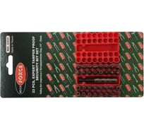 Набор вставок с держателем (33 шт; 1/4"DR) ROCKFORCE RF-2331