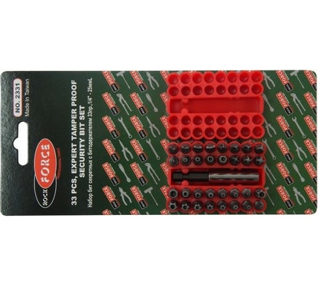 Набор вставок с держателем (33 шт; 1/4"DR) ROCKFORCE RF-2331