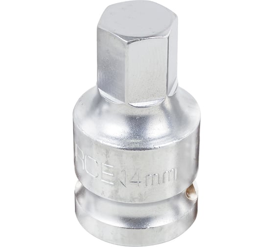 Насадка шестигранная монолитная (1/2"DR; 14 мм) ROCKFORCE RF-34414(1347)