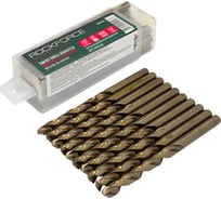 Сверло по металлу (10 шт; 6.35 мм; HSS+Co) ROCKFORCE RF-DSP104(29162)