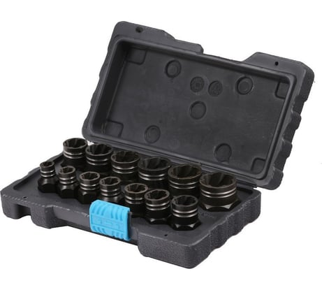 Набор торцевых головок-экстракторов для поврежденных болтов (13 шт; 6-19 мм; 3/8 дюйма) SureTorq 0440-1301