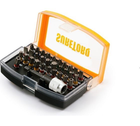 Набор бит с быстросменным держателем 32 предмета SureTorq 1410-3201 1