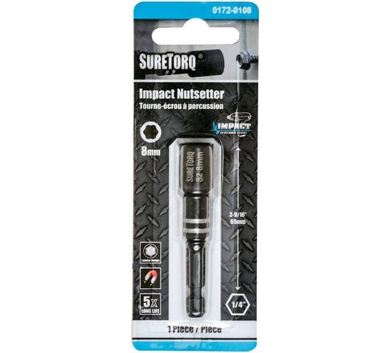 Насадка магнитная под 6-гранную головку (8х65 мм; 1/4) SureTorq 0172-0108