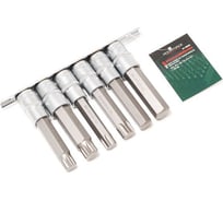 Набор головок-бит разнопрофильных Spline-Torx-Hex 6 шт ROCKFORCE RF-40920L