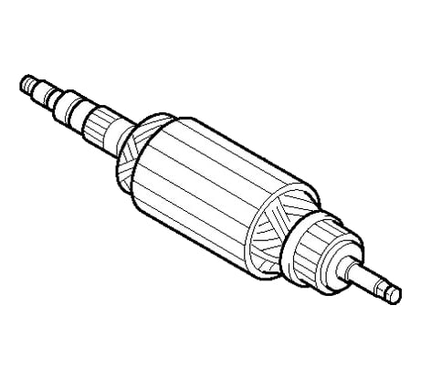Pотор в сборе к 9565/9564/9565H Makita 515234-7