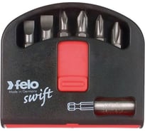 Набор бит Industrial (6 бит с держателем; Tx; 25 мм; в кейсе Swift) Felo 02060316