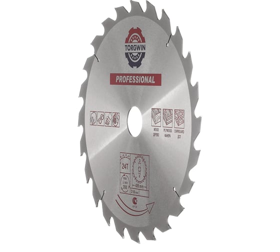 Пильный диск по дереву 400x50 мм, Z24 TORGWIN T869201