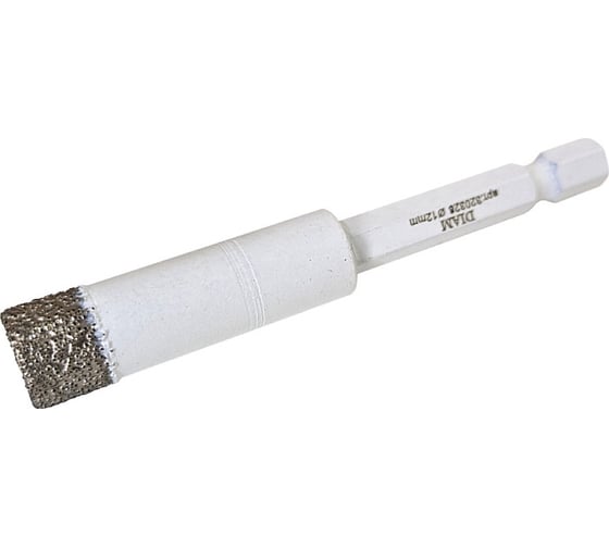 Сверло алмазное 12x35 мм, 1/4 HEX-E Extra Line V-TECH (в.спекание) Diam 320328