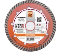 Диск алмазный отрезной Turbo Universal 810200TUNVu 1A1R (125х2.2х8х22.2 мм) ПАИ 4820235010140