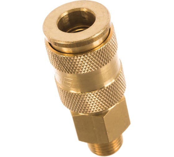 Быстроразъем пневматический с клапаном 1/4М Forsage F-BSE1-2SM(6735)