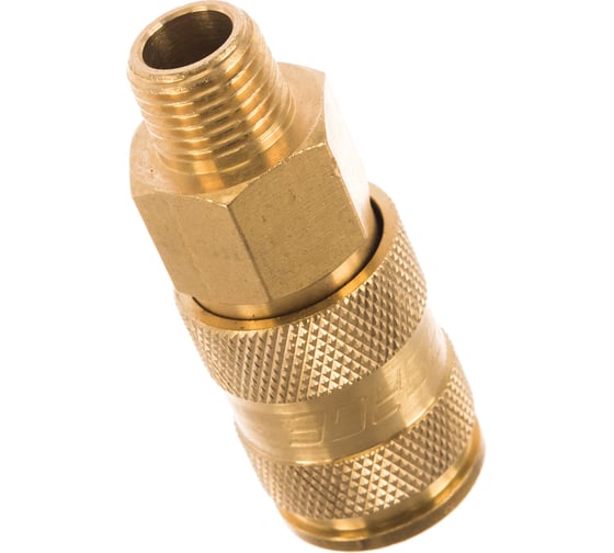 Быстроразъем пневматический с клапаном 1/4М Forsage F-BSE1-2SM(6735)