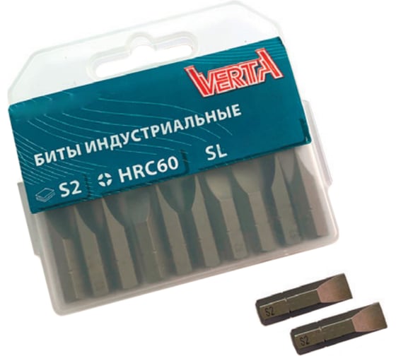 Биты ULTRAPROFI (20 шт; SL 5.5; 25 мм) VERTA vup63-141 1