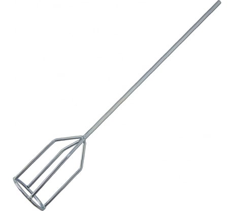 Миксер оцинкованный для гипсовых смесей (80х530 мм; шестигранный хвостовик 8 мм) DENZEL 848417