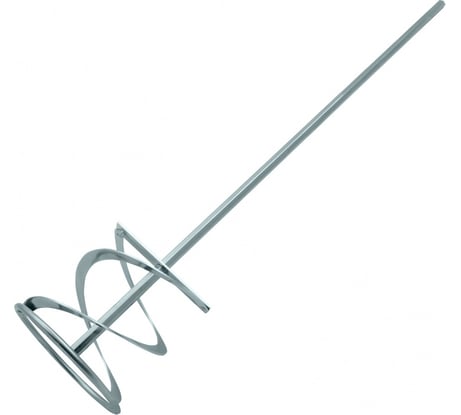 Миксер оцинкованный для красок и штукатурных смесей (120х600 мм; шестигранный хвостовик 10 мм) DENZEL 848467