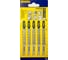 Пилка T123Х (5 шт; HSS) для электролобзика Irwin 10504233 1