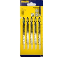 Пилка T301CD (5 шт; 117 мм; 8TPI; HCS) для электролобзика Irwin 10504229