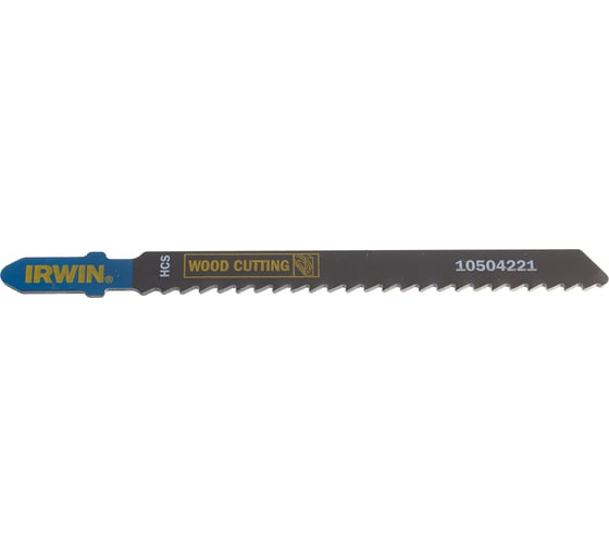 Пилка T111C (5 шт; 100 мм; 8TPI; HCS) для электролобзика Irwin 10504221 1