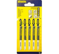 Пилка T101B (5 шт; 100 мм; 10TPI; HCS) для электролобзика Irwin 10504219