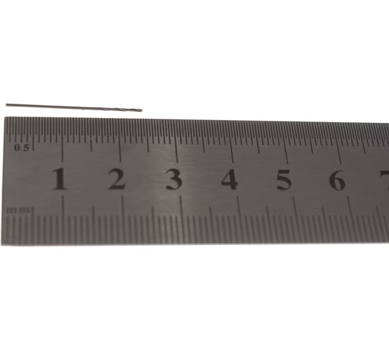 Сверло по металлу ц/х (0.6х7х24 мм; Р6М5; кл.т.А1; ГОСТ 10902-77) ТИЗ 4606002039459