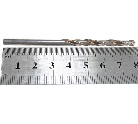 Сверло по металлу ц/х (4.3х47х80 мм; Р6М5; кл.т.А1; ГОСТ 10902-77) ТИЗ 4606002040516