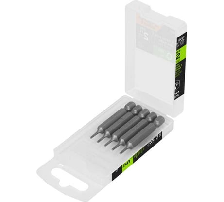 Набор профессиональных бит EXPERT сталь S2, 50 мм, T6, 5 шт Truper 12207