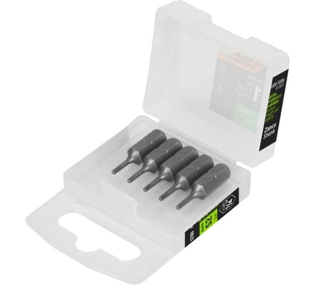 Набор профессиональных бит EXPERT сталь S2, 25 мм, T6, 5 шт Truper 12186